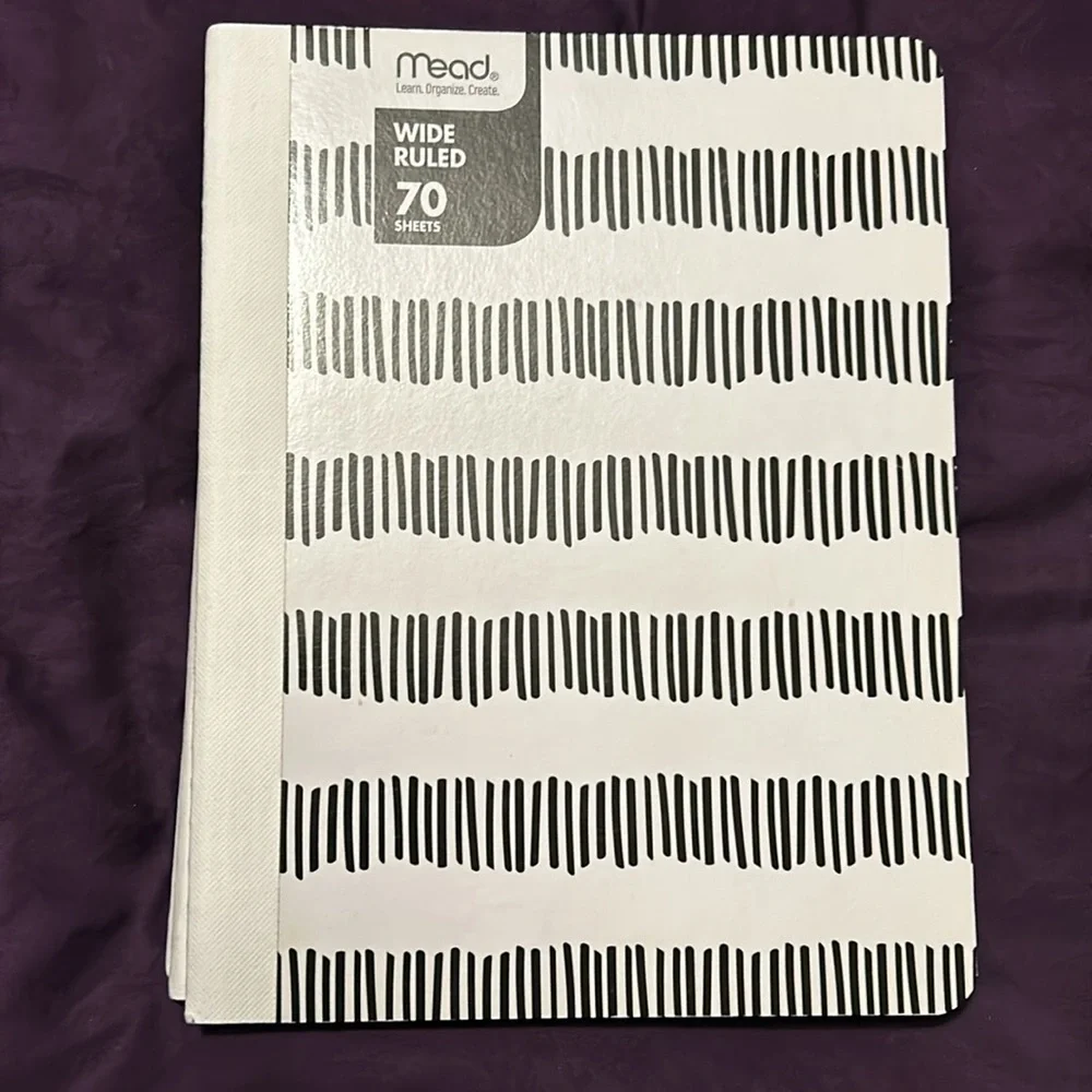 Mead wide ruled composition books